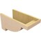 Ekena Millwork 11"W x 22"D x 11"H Wide Alpine Rough Cedar Woodgrain TimberThane Corbel, Primed Tan CORUR11X22X11ALPRCPR - alternate 2